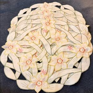 BEAUTIFUL SET OF 4-16” ROUND PLACEMATS